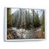 Mountain River Panorama  Wall Art
