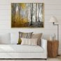 Morning Forest Panorama Canvas Art Print