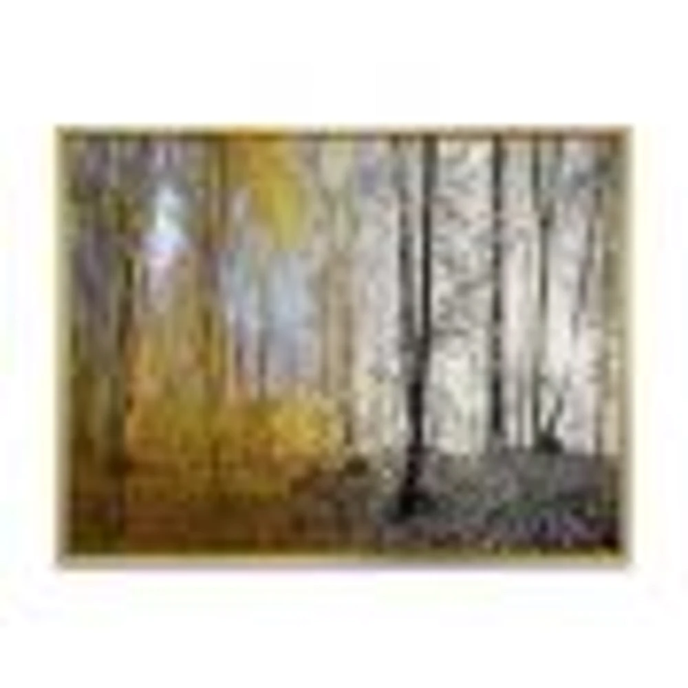 Morning Forest Panorama Canvas Art Print