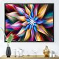 Exotic Multi Color Flower Petals  Wall Art