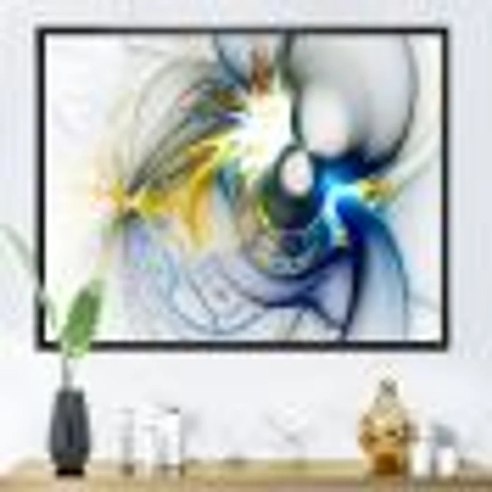 Shining Multi Colored Plasma Wall Art Canvas