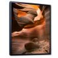 Lower Antelope Slot Canyon Reflected Sunlight  Wall Art