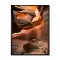 Lower Antelope Slot Canyon Reflected Sunlight  Wall Art