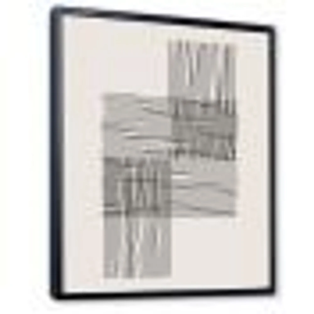 Minimal Geometric Compostions of Elementary Forms XIX  Wall Art