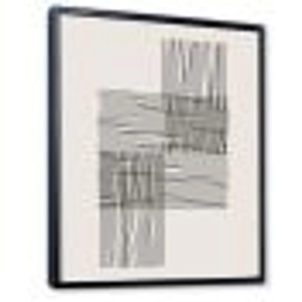 Minimal Geometric Compostions of Elementary Forms XIX  Wall Art