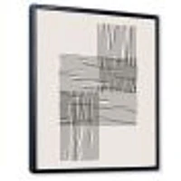 Minimal Geometric Compostions of Elementary Forms XIX  Wall Art