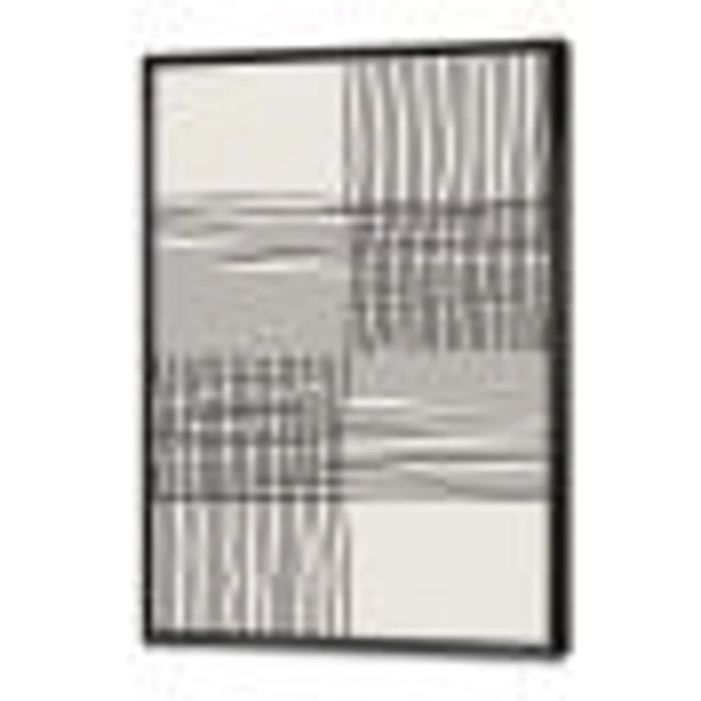 Minimal Geometric Compostions of Elementary Forms XIX  Wall Art