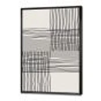 Minimal Geometric Compostions of Elementary Forms XIX  Wall Art