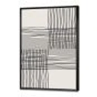 Minimal Geometric Compostions of Elementary Forms XIX  Wall Art