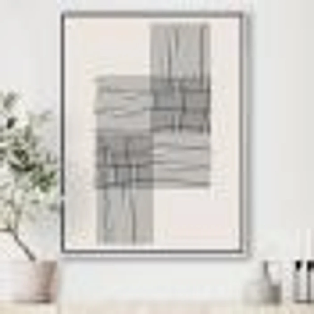 Minimal Geometric Compostions of Elementary Forms XIX  Wall Art