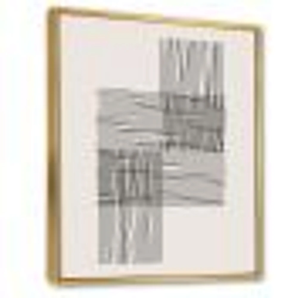 Minimal Geometric Compostions of Elementary Forms XIX  Wall Art