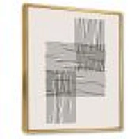 Minimal Geometric Compostions of Elementary Forms XIX  Wall Art