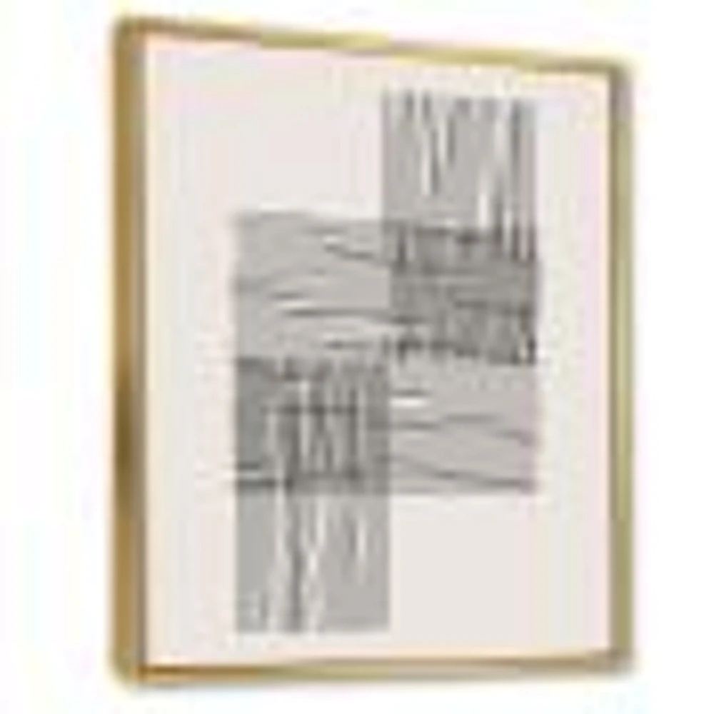 Minimal Geometric Compostions of Elementary Forms XIX  Wall Art