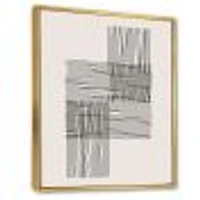 Minimal Geometric Compostions of Elementary Forms XIX  Wall Art