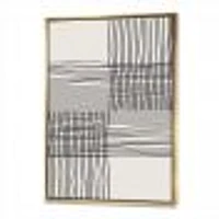 Minimal Geometric Compostions of Elementary Forms XIX  Wall Art