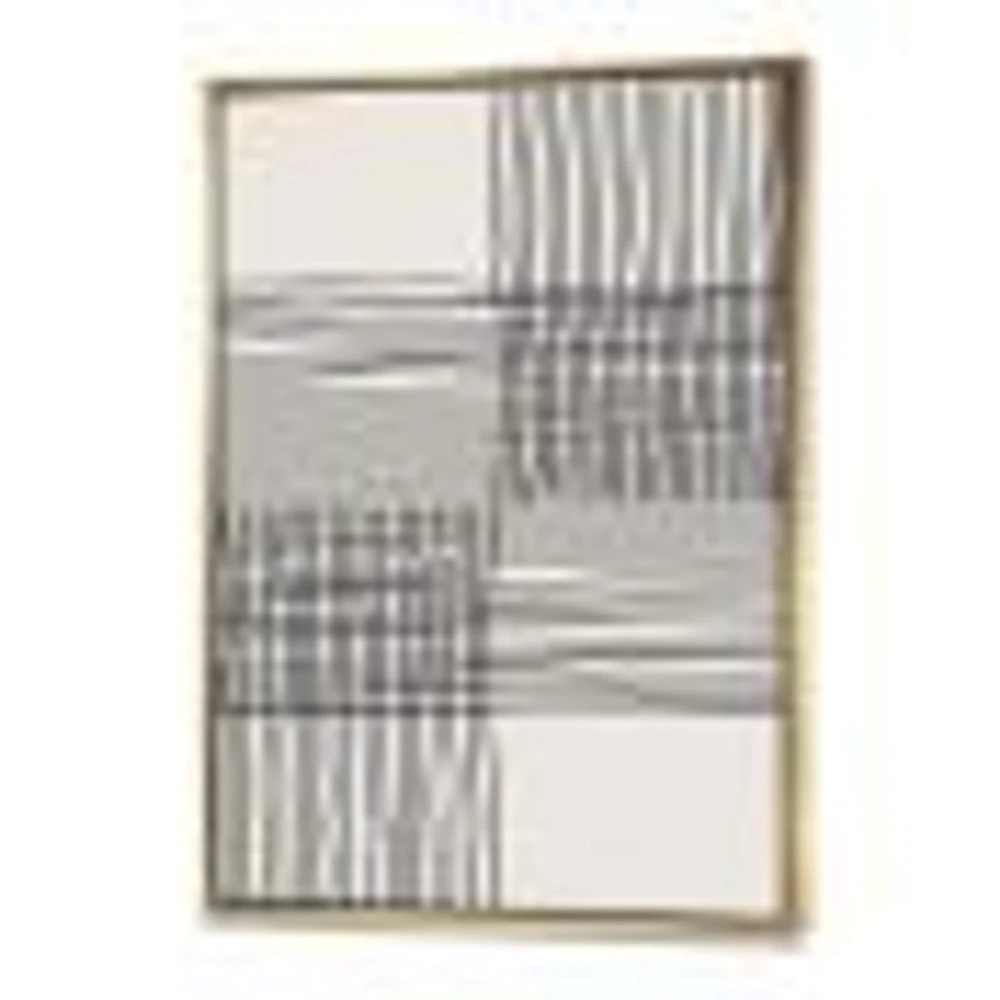Minimal Geometric Compostions of Elementary Forms XIX  Wall Art