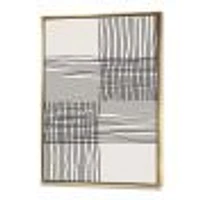 Minimal Geometric Compostions of Elementary Forms XIX  Wall Art