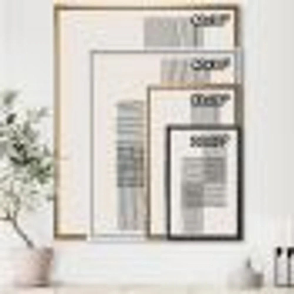Minimal Geometric Compostions of Elementary Forms XIX  Wall Art