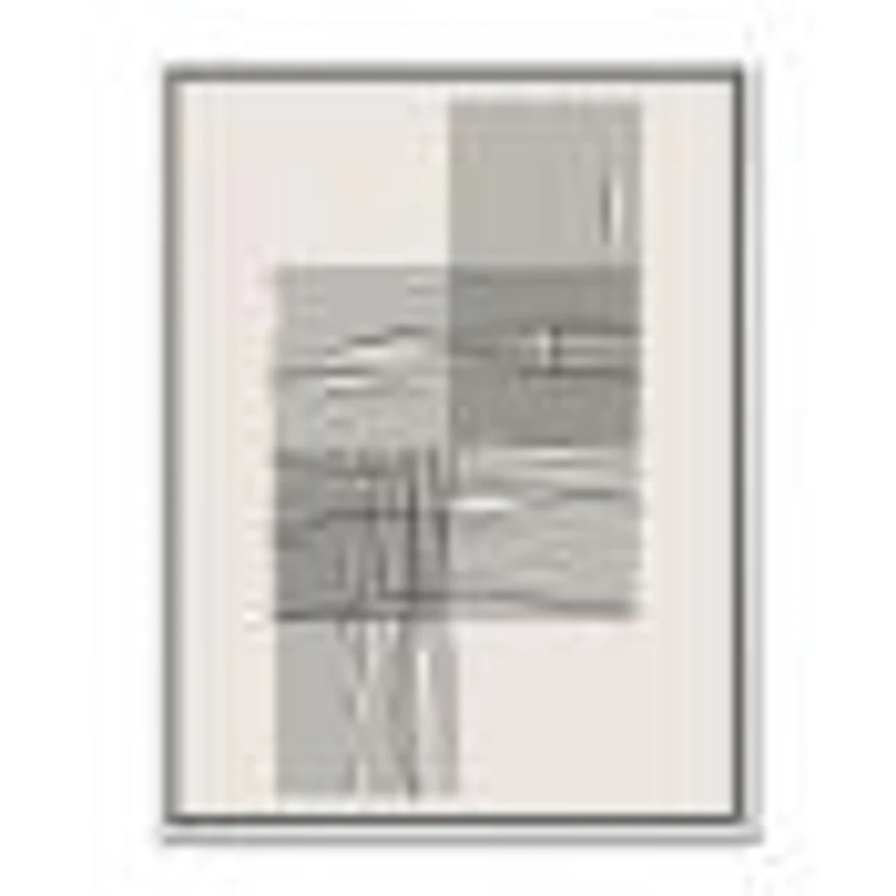 Minimal Geometric Compostions of Elementary Forms XIX  Wall Art