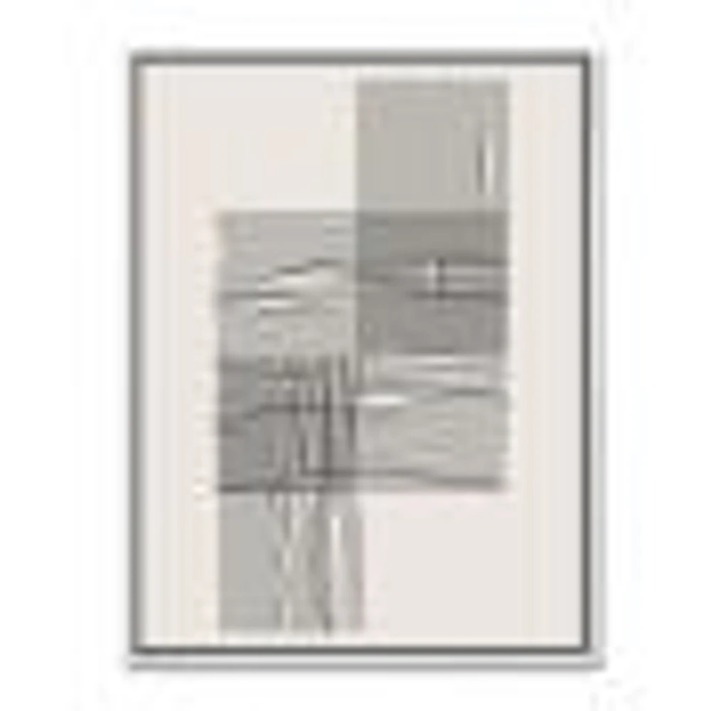 Minimal Geometric Compostions of Elementary Forms XIX  Wall Art