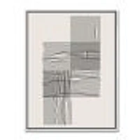 Minimal Geometric Compostions of Elementary Forms XIX  Wall Art