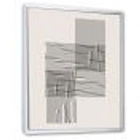 Minimal Geometric Compostions of Elementary Forms XIX  Wall Art