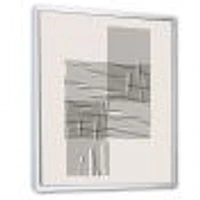Minimal Geometric Compostions of Elementary Forms XIX  Wall Art