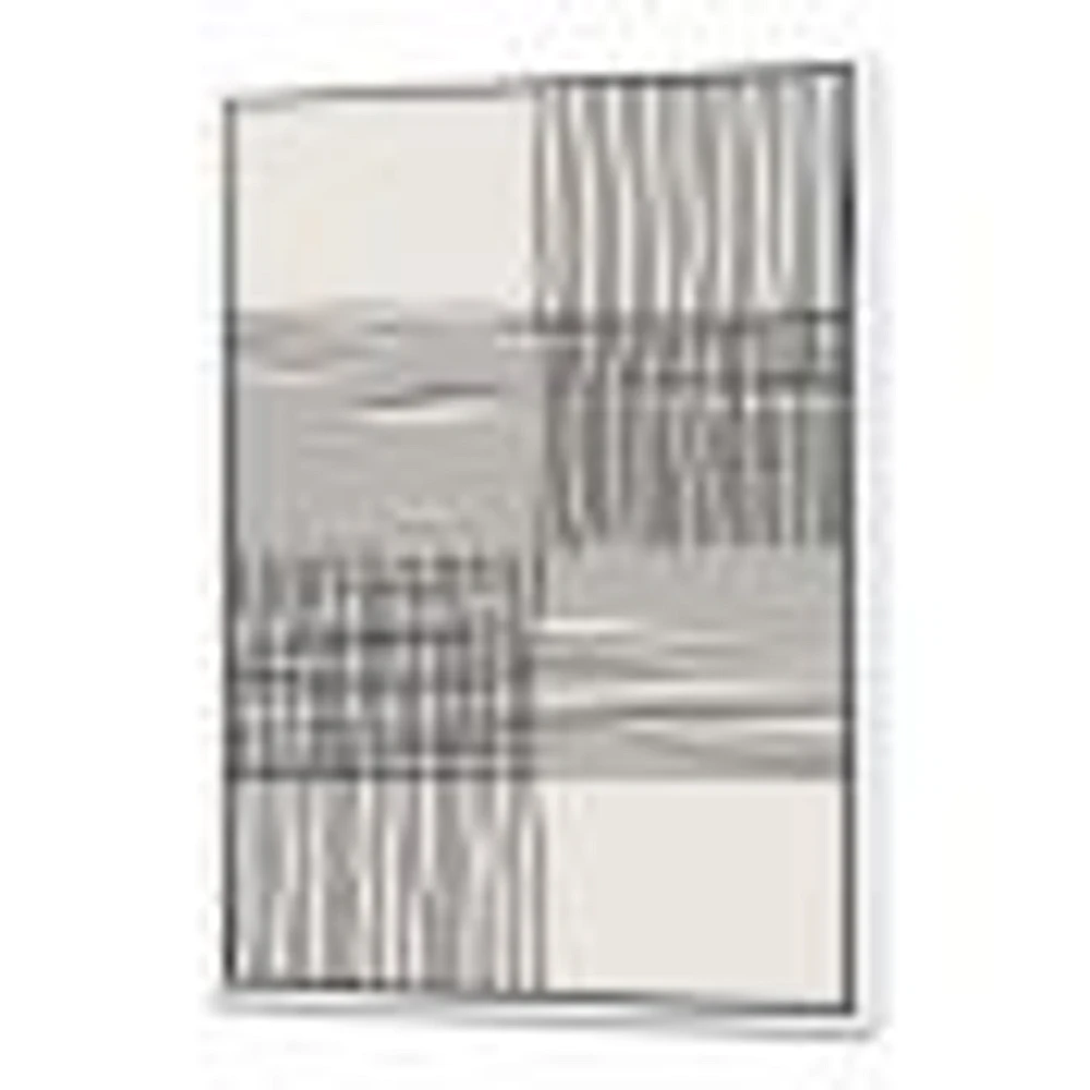 Minimal Geometric Compostions of Elementary Forms XIX  Wall Art