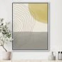 Minimal Geometric Compostions of Elementary Forms XXXIV  Wall Art