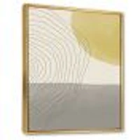 Minimal Geometric Compostions of Elementary Forms XXXIV  Wall Art