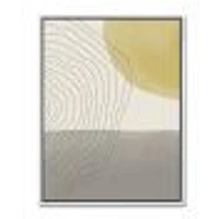 Minimal Geometric Compostions of Elementary Forms XXXIV  Wall Art