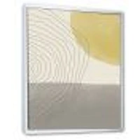 Minimal Geometric Compostions of Elementary Forms XXXIV  Wall Art
