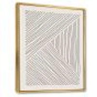 Minimal Geometrical Lines II  Wall Art