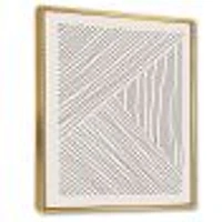 Minimal Geometrical Lines II  Wall Art