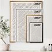 Minimal Geometrical Lines II  Wall Art
