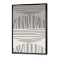 Minimal Geometric Lines and Circle IX  Wall Art