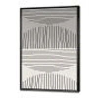 Minimal Geometric Lines and Circle IX  Wall Art