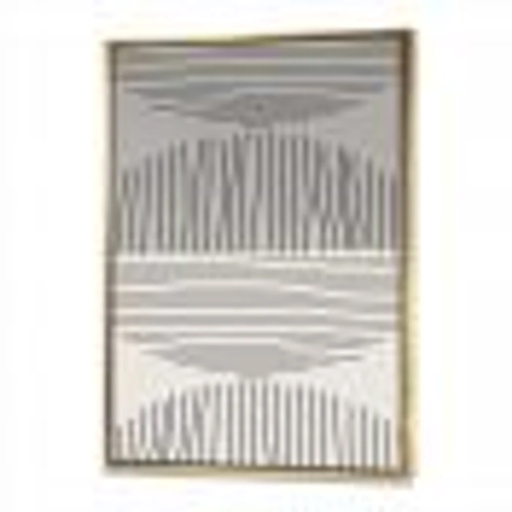 Minimal Geometric Lines and Circle IX  Wall Art