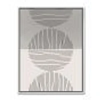 Minimal Geometric Lines and Circle IX  Wall Art