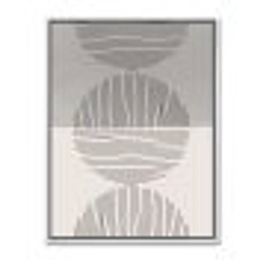 Minimal Geometric Lines and Circle IX  Wall Art