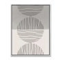 Minimal Geometric Lines and Circle IX  Wall Art