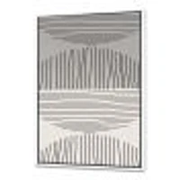Minimal Geometric Lines and Circle IX  Wall Art