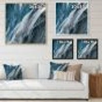 Toile « Splash Blue Indigo »