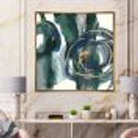 Indigo and Gold III  Canvas Wall Art Print