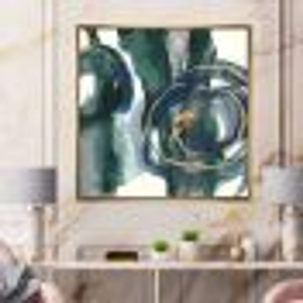 Indigo and Gold III  Canvas Wall Art Print