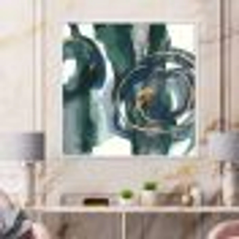 Indigo and Gold III  Canvas Wall Art Print