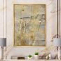 Geometric Cream Block II  Wall Art