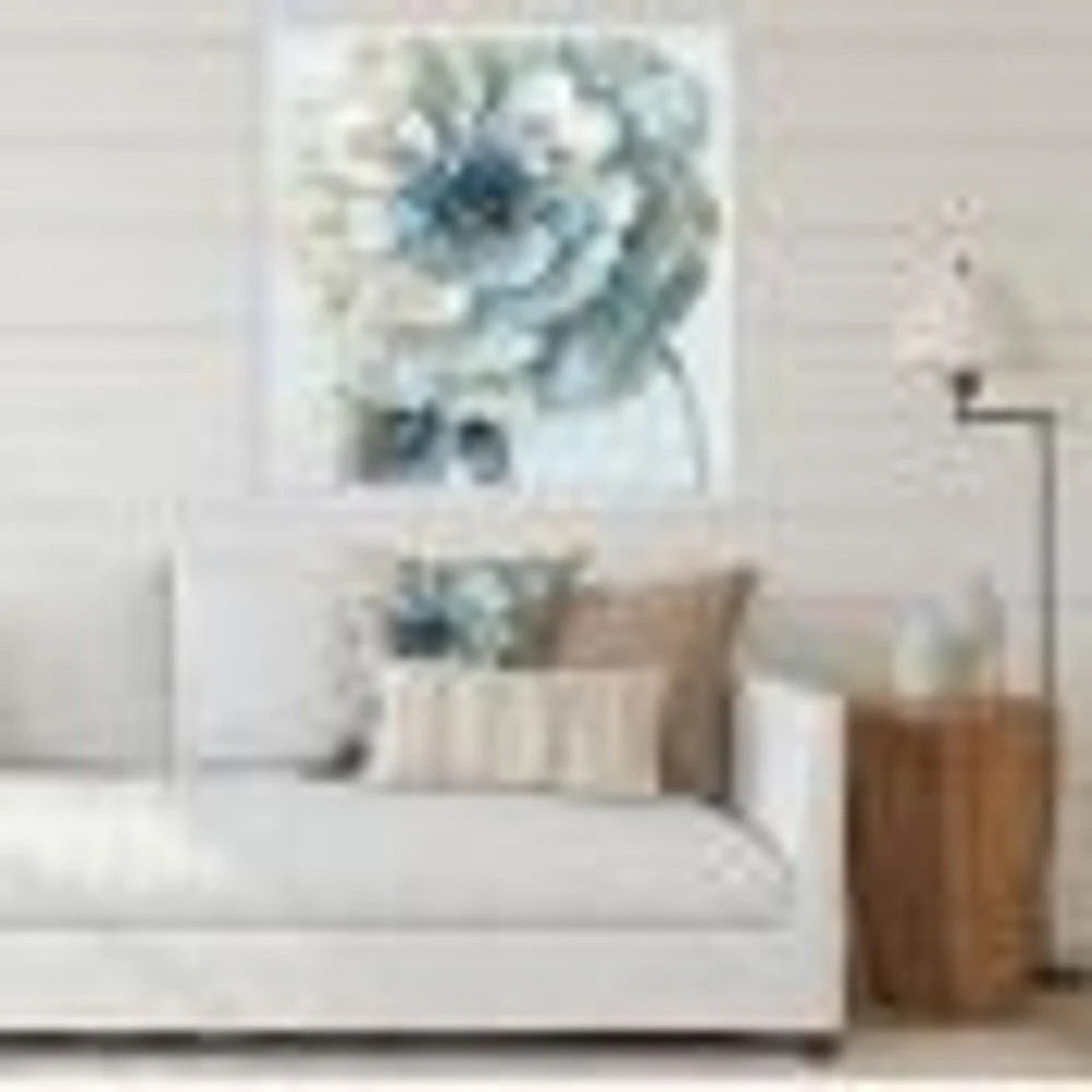 Indigold Watercolour Flower II  Canvas Wall Art Print