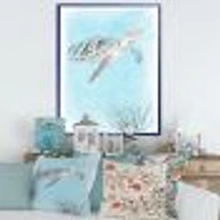 Coastal Sea Life I Turtle sketches  Wall Art