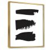 Black and White Geometric Company II Canvas